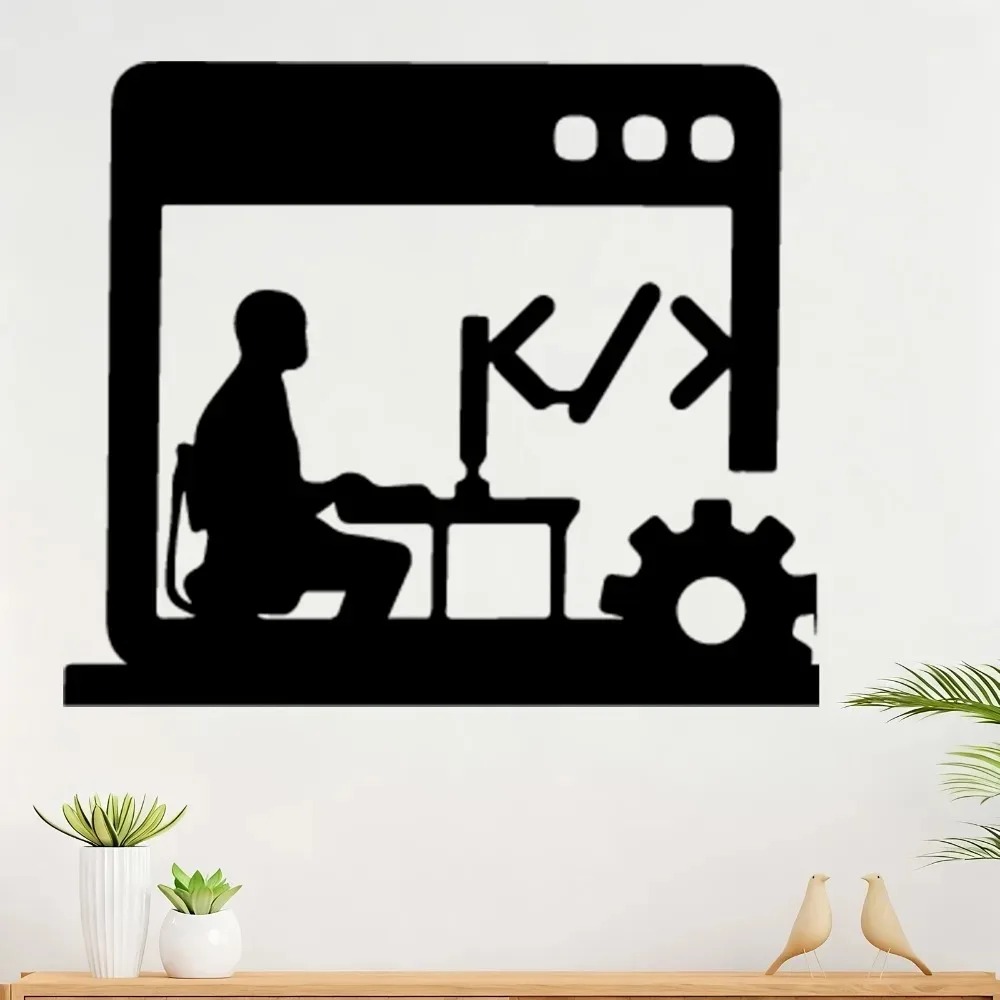 Office Tech Software - Aluminum Metal Wall Art Tech Gift,