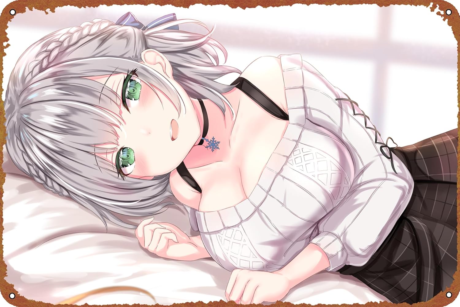 Skirt Green Eyes White Hair Vi - مراجعة Office Youtuber وسعره