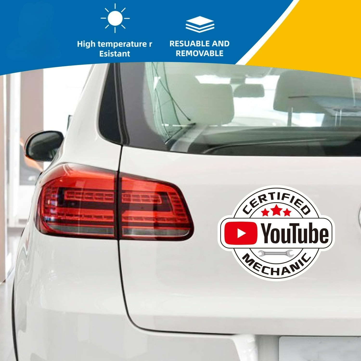 Universal YouTube Car Stickers - مراجعة Office Youtuber وسعره