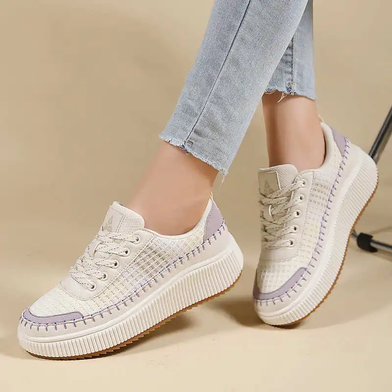 Brown Shoes Woman Flats Autumn - مراجعة Classic Tech Office Number وسعره