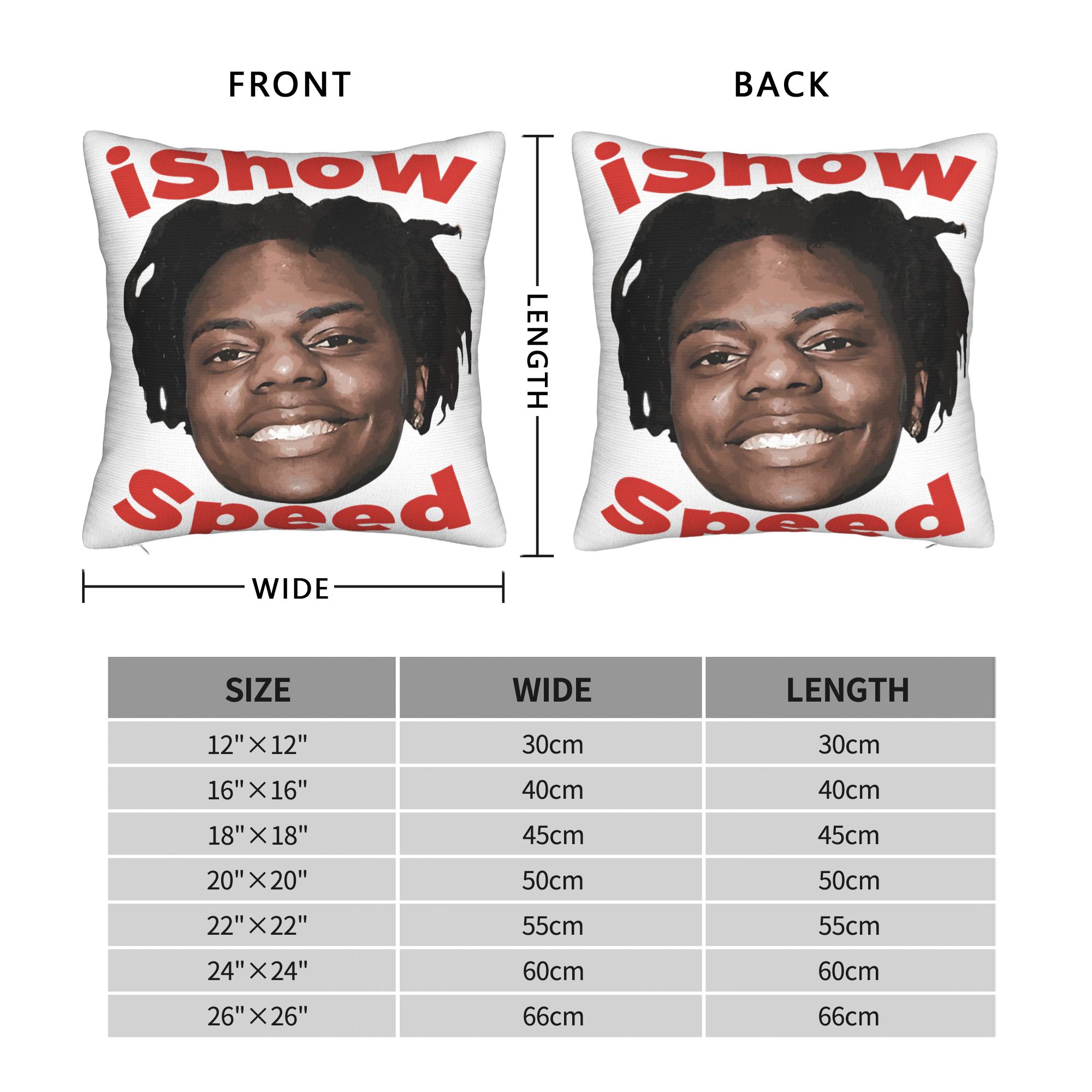 Pillow Cover Funny Ishowspeed  - مراجعة Office Youtuber وسعره